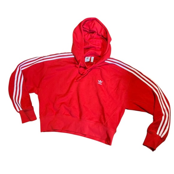 Adidas Adicolor Cropped Hoodie - Picture 14 of 15